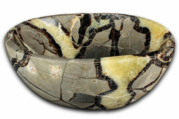 Eye-Eatching, Polished Septarian Bowl - Madagascar #350241